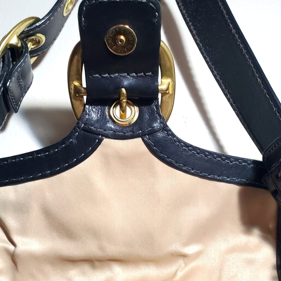 COACH Bleecker | Coach Shoulder Bag HO773-11441 Khaki Monogram Bleecker Leather - Picture 10 of 16